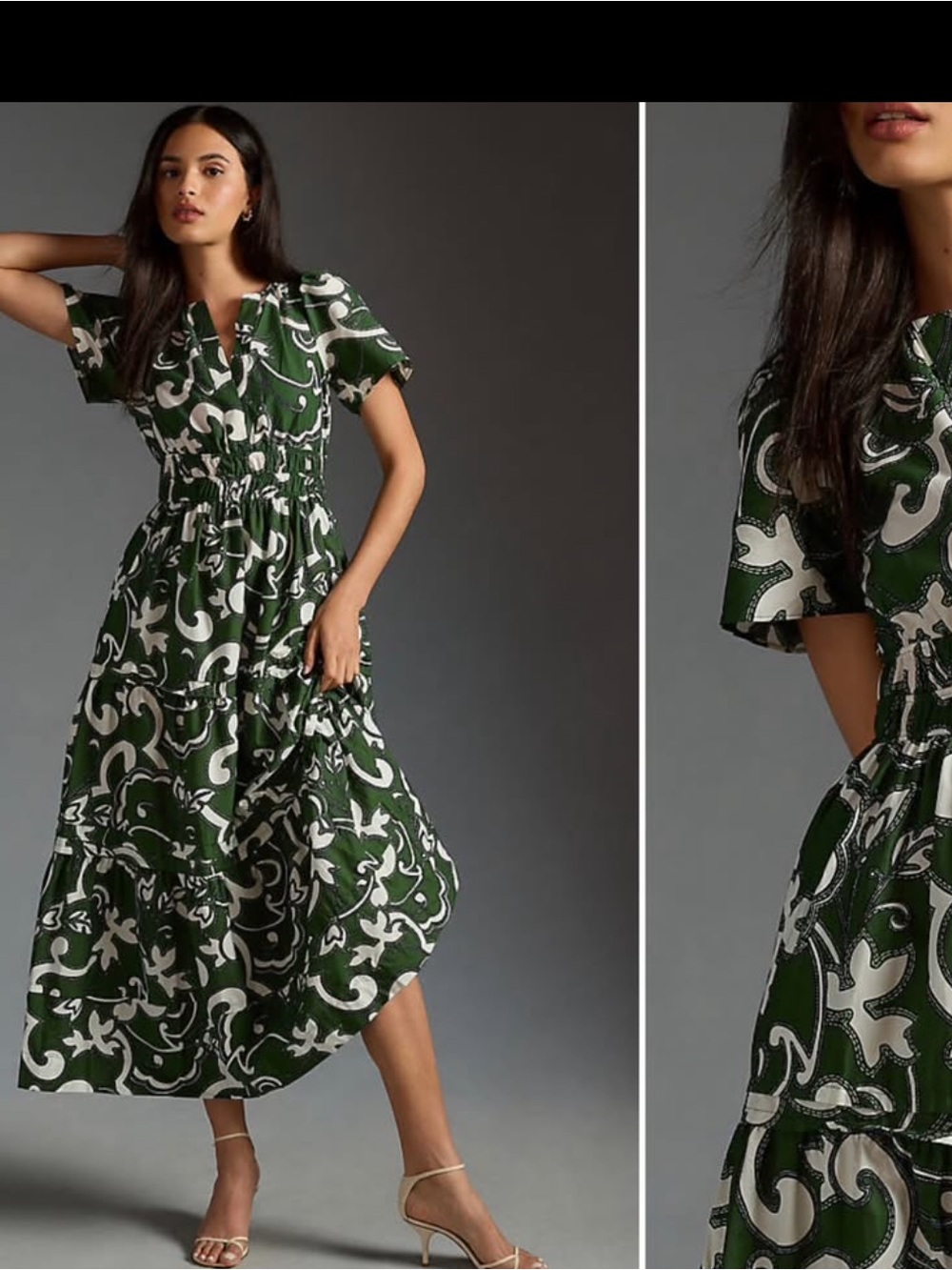 ANTHROPOLOGIE Somerset Maxi Dress size 
SMALL